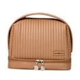 thumbnail image 3 of Bolsa de maquillaje de cuero PU, bolsa de almacenamiento de cosméticos, bolsa de aseo de viaje portátil para Café Yuyangstore Neceser de viaje, 3 of 8