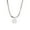 Silver, variant on TEAMER Classic Clover Pendants Necklace for Women Fashion Snake Chain Stainless Steel Necklaces Jewelry