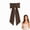 Brown, variant on 2-in-1 Heatless Curling Headband,Fabric Hair Styling Wrap Create curls without heat and without damaging your hair features an elastic fabric band suitable for long, curly hair