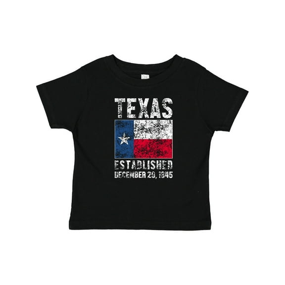 Inktastic Established December 29, 1845 Texas Flag Boys or Girls Baby T-Shirt