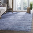 thumbnail image 2 of SAFAVIEH Rag Robynne Striped Cotton Area Rug, Purple/Multi, 6' x 9', 2 of 10