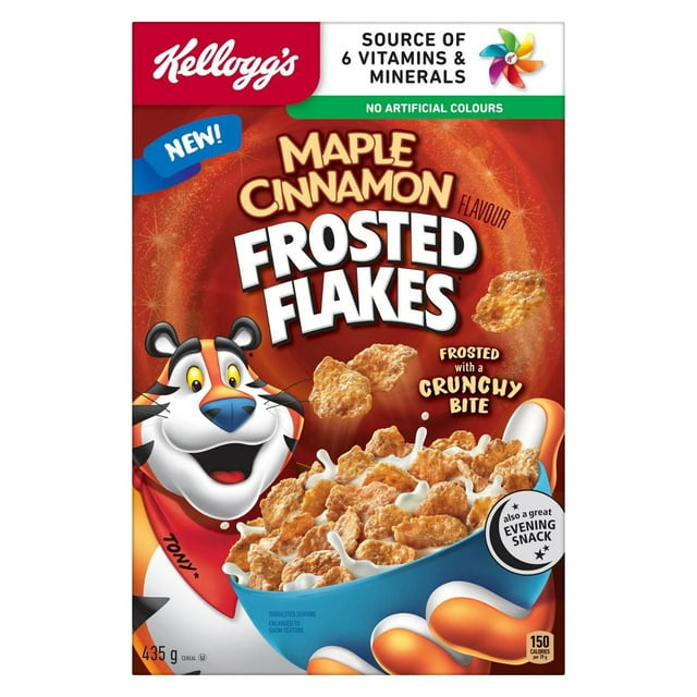 Kellogg's Frosted Flakes® Maple Cinnamon Flavour Cereal