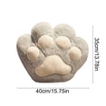 thumbnail image 4 of Cat Paw Pillows, Throw Pillows for Couch & Bedding, Soft Plush Paw Shaped Sofa Cushion for Home Office, Comfortable, Breathable, Lightweight, 16 inch Decorative Throw Pillows, 4 of 7