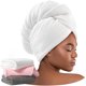 thumbnail image 1 of Toalla de microfibra Umisleep, paquete de 3 unidades, para cabello rizado, 1 of 7