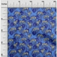 thumbnail image 2 of oneOone Velvet Blue Fabric Tropical Fabric For Sewing Printed Craft Fabric By The Yard 58 Inch Wide, 2 of 5