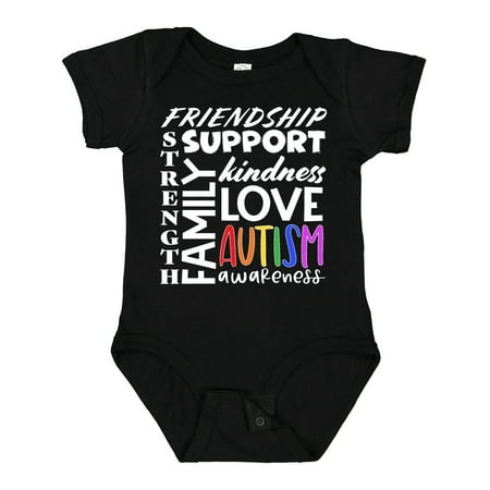 

Inktastic Autism Awareness Love Friendship Support Gift Baby Boy or Baby Girl Bodysuit