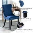 Blue Dining Chairs Set of 4, Kitchen & Dining Room Chairs Set of 4