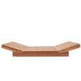 thumbnail image 3 of BambooMN Bamboo Sushi Board Serving Tray, Special Design, 8.3" x 4.7" x 1.2" Carbonized Brown, 2 Pieces, 3 of 3