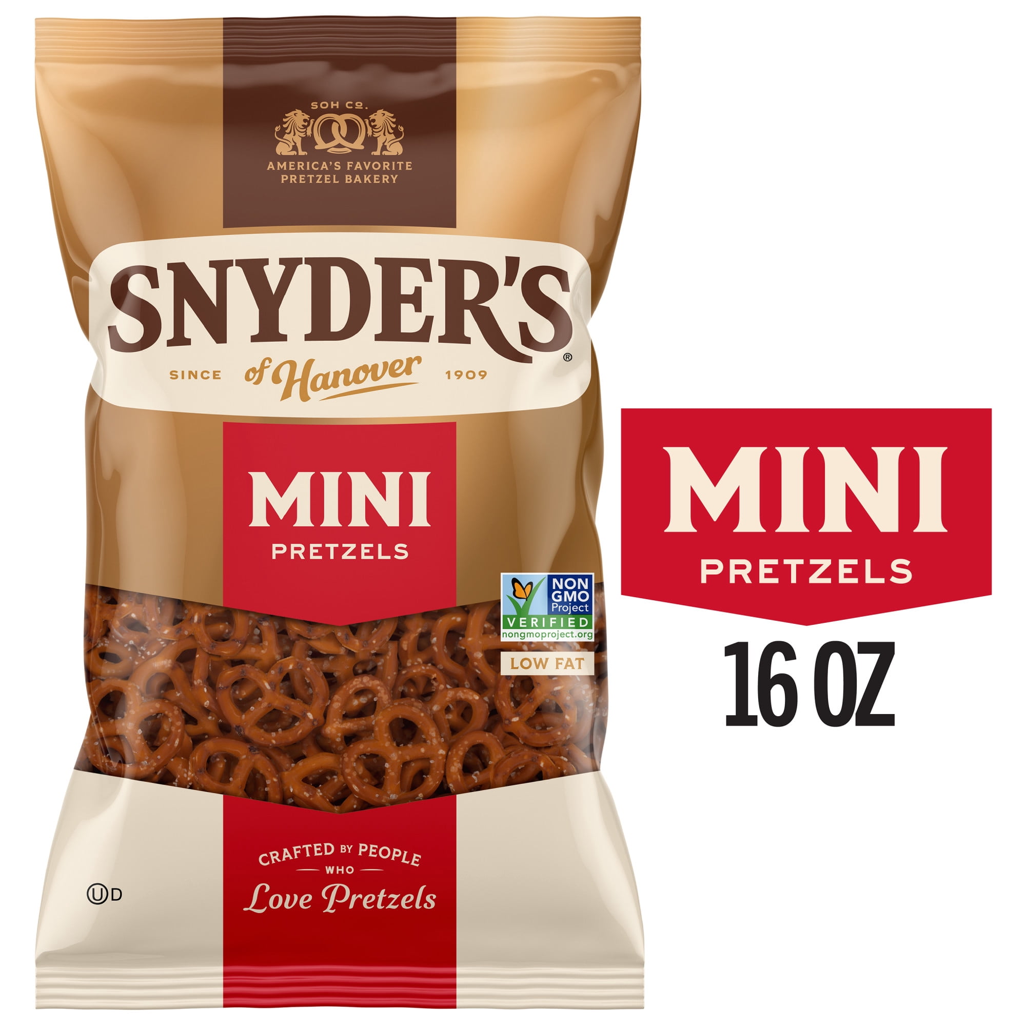 Snyder's of Hanover Mini Pretzels, 16 oz Bag