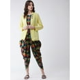 thumbnail image 3 of Pannkh Women's Owl Printed Jumpsuit with Embroidered Shrug, 3 of 10