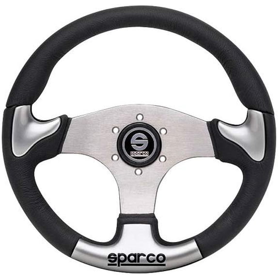 Sparco 015THPUGR345 Steering Wheel (Strwhl P 222 Silver)
