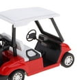 thumbnail image 3 of Carro de golf de Extracción de Aleación Sunnimix Escala 1:20 con palos Moldeados modelo de Juguete rojo, 3 of 8