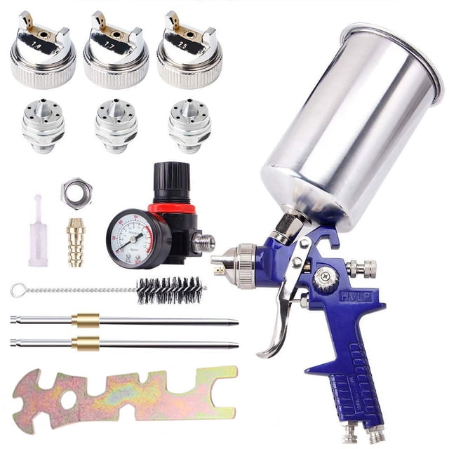 Pistola pulverizadora de alta atomización, pistola pulverizadora de olla H827, pistola pulverizadora de imprimación para muebles y automóviles, pistola pulverizadora de pintura, traje