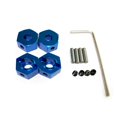 thumbnail image 1 of Vogacara Montaje hexagonal de rueda fuerte de aleación de aluminio 1/10 para ARRMA SENTON 3S RC pieza de coche RC accesorios de coche piezas de Kits de construcción modelo Azul oscuro, 1 of 6