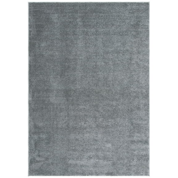 SAFAVIEH Non-Slip Utica Solid Area Rug, Grey, 6'7" x 9'