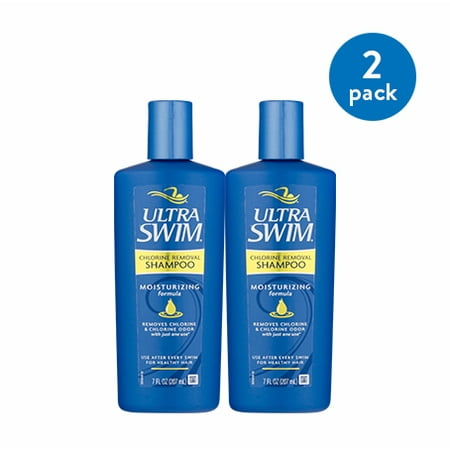 (2 Pack) UltraSwim Chlorine Removal Shampoo, 7 Oz (Best Shampoo To Get Rid Of Chlorine)