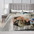 thumbnail image 6 of Personalised Photo Blanket Customized Throw Blankets with Picture Names Text for Lovers Family Birthday Gifts for Adults Baby Boys Girls Pet 2 Collage Images,60x50 inch (150x125cm), 6 of 6