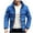 Sky Blue, variant on Christmas Clearance! AIEOTT Mens Puffer Jacket with Zipper Pockets Solid Color Stand Up Collar Lightweight Business Down Jacket Winter Casual Outerwear