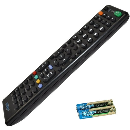 HQRP Remote Control for Sony RM-SA019, RM-SA018, KDL-26S2010, KDL-26S3000, KDL-32EX308, KDL-32EX340, RM-SA016, RM-SA014, KDL-32EX400 LCD LED HD TV Smart 1080p 3D Ultra 4K Bravia + HQRP