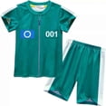 thumbnail image 2 of Kids Boys Girls Squid Game T-shirt+shorts Pyjamas Set, 2 of 2