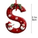 thumbnail image 3 of Decoraciones Del Árbol de Navidad Decoración Del Árbol de Navidad de 26 Letras Colgante Ornamentos Del Árbol de Navidad Ornamentos de Navidad Personalizados Decoración de Navidad Decoración Colgante D, 3 of 6