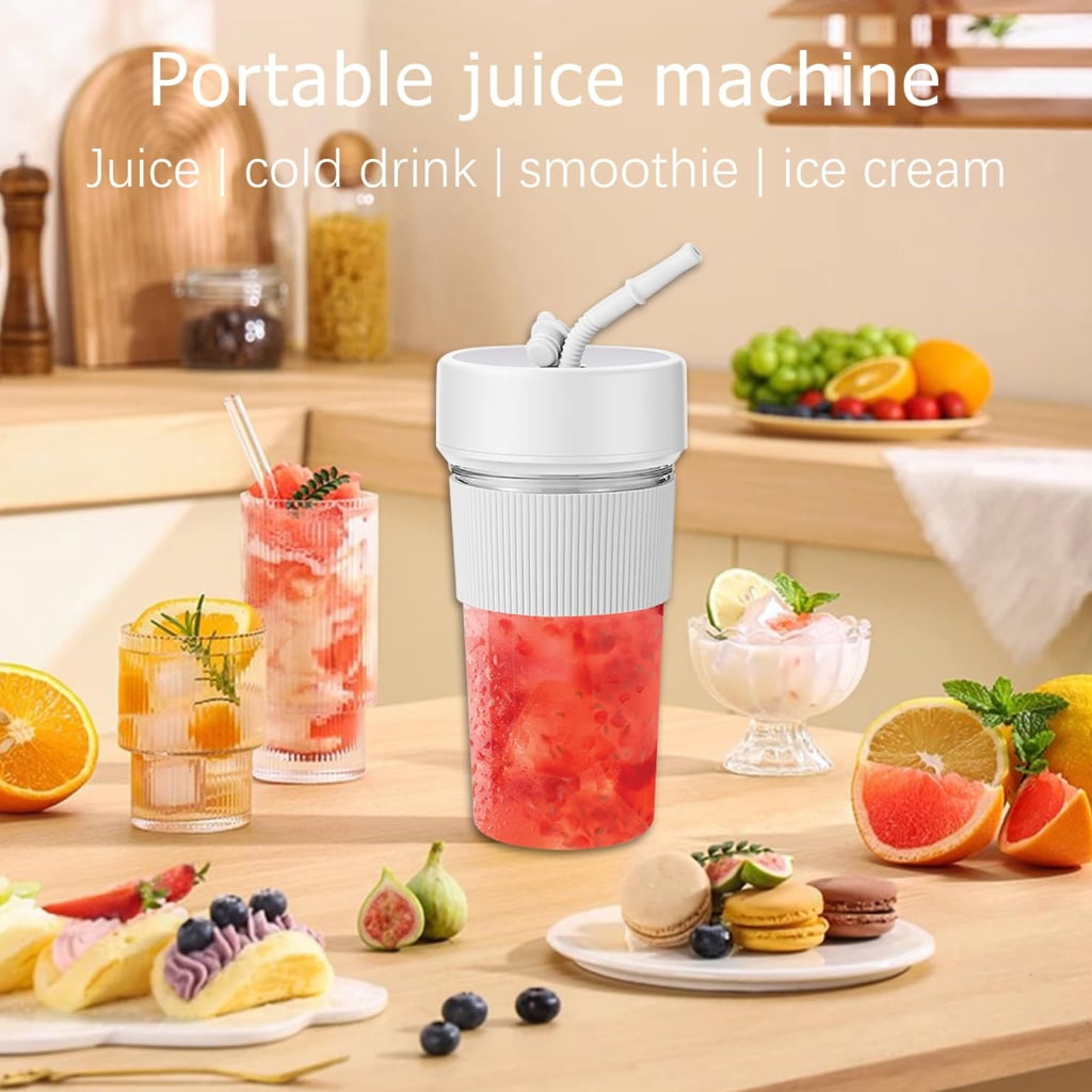 WINDLAND Portable Fruit Juicer Fruit Mixer Electric Shake Cup Cute Blender for Travel