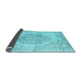 thumbnail image 2 of Ahgly Company Indoor Square Persian Light Blue Traditional Area Rugs, 5' Square, 2 of 4