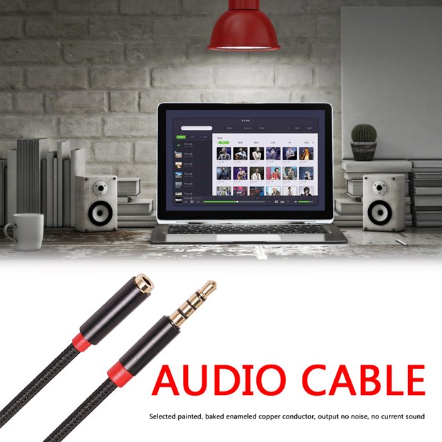 Audífonos Cable de audio macho a hembra Cable de extensión AUX Jack de 3,5 mm para computadora Coche TV DVD Universal Accesorios Electrónicos