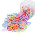 thumbnail image 1 of Hair Rubber Bands Set Small Elastic Colorful Hair Ties Ponytail Holders for Kids, 1 of 10
