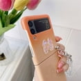thumbnail image 5 of Étui Bracelet Papillon Mignon Compatible avec Samsung Galaxy Z Flip 4, Couleur Dégradée Étui Rigide Pc Antichoc, 5 of 5