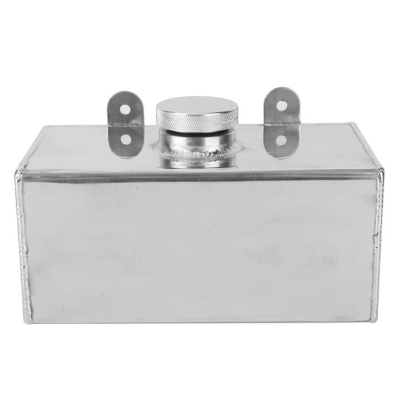 Aluminium Windscreen Washer Bottle 2L Polished Intercooler Spray Tank Universal Car Parts