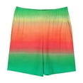 thumbnail image 4 of Kaemgyyd Toddler Baby Boy Girl Boho Shorts Fashion Color Block Soft Beach Bottom Unisex Elastic Waist Wide Leg Shorts Summer Clothes 5-14 Years, 4 of 4
