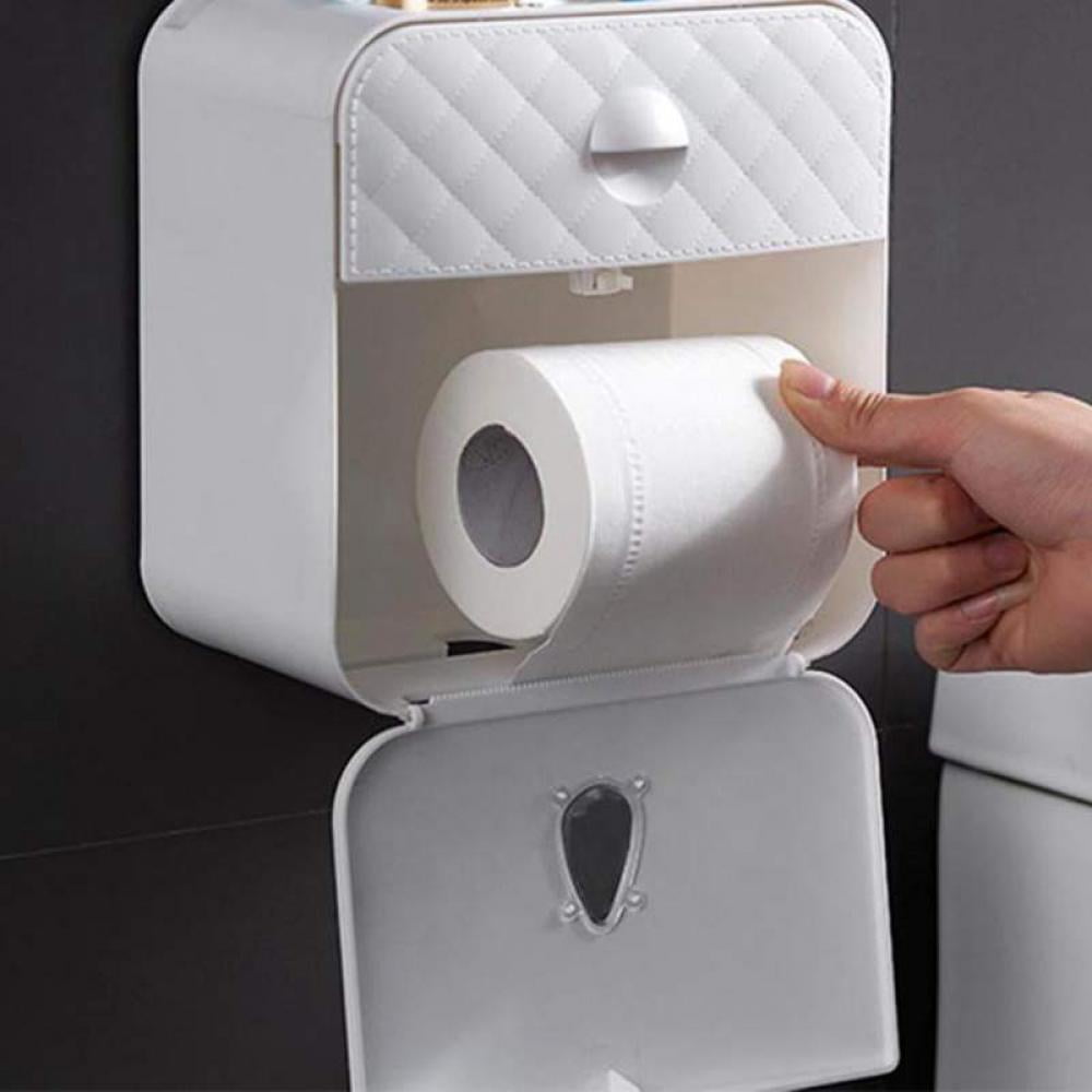 Details about   Toilet Roll Drawer Holder Waterproof Bathroom Paper Towel Box Wall Mount Tissue 