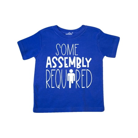 

Inktastic Some Assembly Required Left Leg Amputee Gift Toddler Boy or Toddler Girl T-Shirt