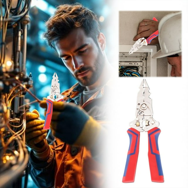 Hearth & Gear The Electrician's Secret ! 1 Function Foldable Pliers Exquisite Design Help You Easily Solve Electrical Problems And Improve Work Efficiency! Kids Craft Organizers And Storage Stationery