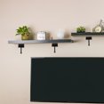 thumbnail image 4 of SOPOTUTU 2Ud Soportes Para Estantes Flotantes En Metal Negro Resistente Y Seguro Para Muebles, 4 of 6