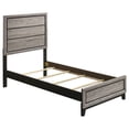 thumbnail image 3 of Coaster Valen 5-Piece 56" Wood Twin Bedroom Set in Light Taupe, 3 of 20