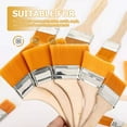 thumbnail image 4 of 12Pcs Utility Paint Brushes Set Trim Paint Brushes with Wooden Handle Stain Brushes, 4 of 5