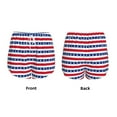 thumbnail image 5 of Fotbe American Patriotic Stars And Stripes Womens High Waist Running Shorts Athletic Workout Quick Dry Shorts for Women with Pockets Gym Yoga Summer Shorts-XX-Large, 5 of 9