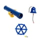 thumbnail image 1 of Accesorios para : telescopio de juguete, actividades de juego de rol versátiles, accesorios para casas en los árboles y patios Azul, 1 of 8