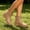 Khaki, variant on Women's Ankle Rain Boots, Waterproof PVC Gardening Non-Slip Thick Heel Casual Shoes Khaki 9.5
