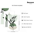 thumbnail image 2 of Mid Century Modern Wall Art Set of 3 Sage Green Canvas Wall Art Boho Prints Green Wall Decor Black Beige Abstract Wall Art Picture Mid Century Painting for Living Room Bedroom 12x16 Inch UNFRAMED, 2 of 6