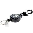 thumbnail image 4 of Heavy Duty Badge Reel with Badge Holder & Key Ring - Carabiner Retractable Keychain Lanyard with Strong Kevlar Cord, Card Strap & Belt Loop Clip by Specialist ID & Key-Bak USA, 4 of 6