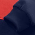 thumbnail image 5 of Suéter de moda con contraste de bloques de colores para hombre, sudaderas con capucha deportivas informales Pompotops  oipoqjl39096, 5 of 5