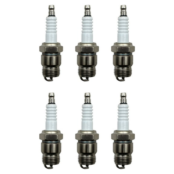 TY6075 Qty 6: Spark Plug Fits John Deere