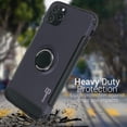 thumbnail image 6 of CoverON Apple iPhone 11 Pro Case with Ring Holder, Magnetic Car Mount Compatible Metal Plate, and Kickstand Hybrid Phone Cover - Magna Series, 6 of 8