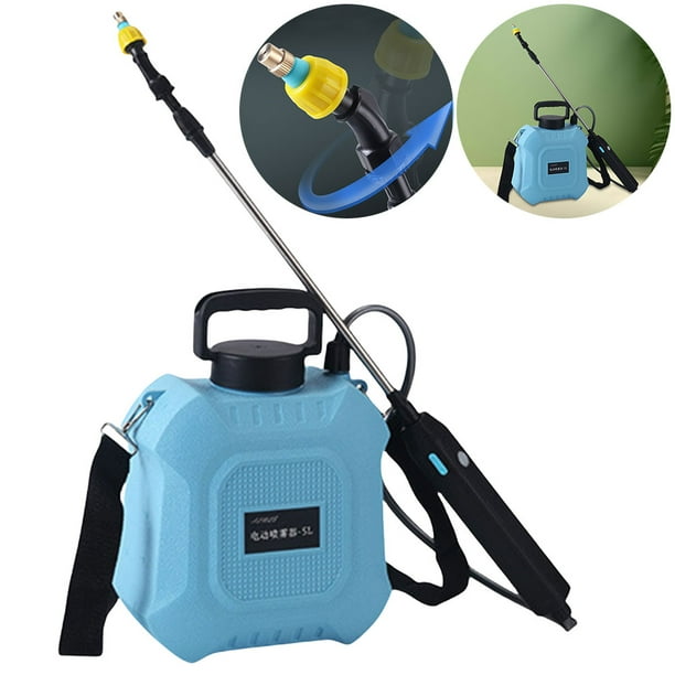Batería Rociador POWE PHINGER ELECTRICA 5L/8L Con Recargable USB Y Varita Telescópica para El Césped Jardín Otras Limpiezas Rojas