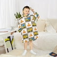 thumbnail image 6 of joogoo Wearable Blanket Hoodie for Engineering Vehicles Flannel Sherpa Pocket 3-14 YR S, 6 of 7