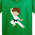 thumbnail image 4 of Inktastic Karate Boy, Cute Boy, Black Belt, Brown Hair Youth T-Shirt, 4 of 5
