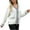 White, variant on UYISJ Womens Open Front Cardigan Button Down Striped Sweater Casual Loose Fitting V Neck Knit Coat Fall Long Sleeve Tops XL